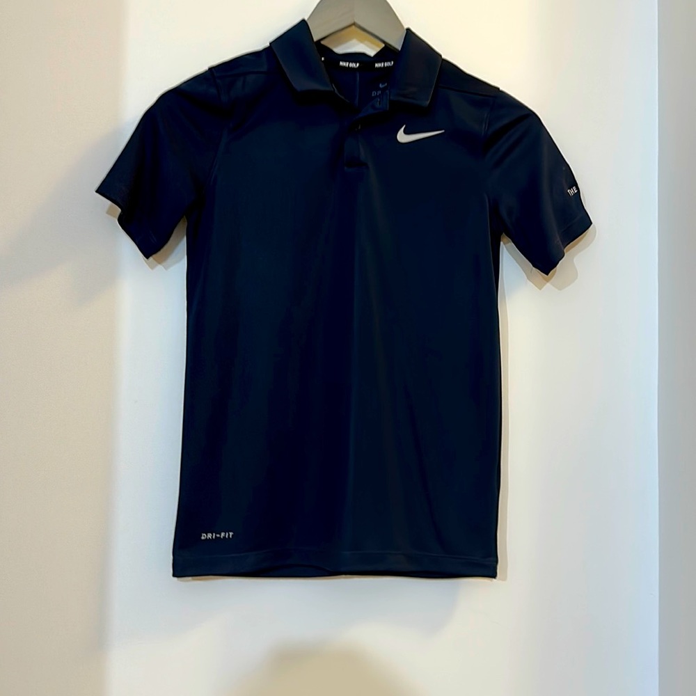 Blue navy boys shirt / golf